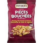 Snyders of Hanover Honey Mustard & Onion Pieces, 240 Grams (Pack of 1)