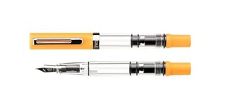 TWSBI TWC10032 Fountain Pen, Eco T, Saffron CT Inhalation, Fine Point F
