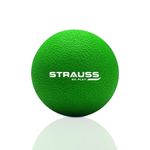 Strauss Yoga Massage Ball for Deep Tissue Massage & Trigger Point Therapy|High-Density Acupressure Ball |Ideal for Yoga,Pilates, Fitness |Portable Self-Massage Tool for Sore Muscles & Recovery ,(Green)