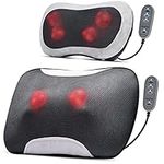 RENPHO 2PCS Massagers for Back and Neck, Back Massager with Heat, Deep Tissue Kneading Neck Massage, Massage Pillow with Remote, Electric-Massager for Leg, Gifts for Women, Gifts for Men