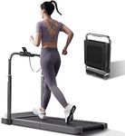 WALKINGPAD R2 Treadmill Running And Walking Folding Treadmill Manual Automatic Modes Foldable Walking Pad Non-Slip Smart Lcd Display Fitness Equipment 12Km/Hr, Black