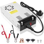 New Version AC to DC Converter 360W, EAGWELL SMPS 240V AC to 12V DC Converter Power Supply with Switch, 12V LED Driver, Transformer, Adapter for LED Strip Light, 3D Printer, Radio, Computer Project