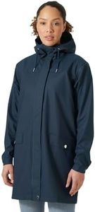 Helly Hansen Women's Moss Hooded Waterproof Windproof Raincoat, 597 Navy, X-Large
