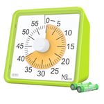 NGTeco Visual Timer, Countdown Timer for Kids Autism Silent 60 Minute Countdown Clock Kitchen Timer for Teacher Classroom Meeting Kids Adults Children (Batteries Included Green)