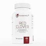 FürstenMED® High Dose Red Clover Capsules with 500mg Extract (40mg Isoflavones) with Hops - Vegan & Free of Additives