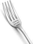 RFTWXHPN Gifts for Mum from Daughter Son - I Forking Love You Mum Fork for Mom Mother Christmas Birthday Gifts for Mum Mama Mother's Day Fokr Gifts for Mom Mum Dessert Forks Stainless Steel