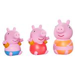 TOMY Toomies Peppa Pig, Mummy Pig, Peppa & George Bath Squirters, Baby Bath Toys, Kids Bath Toys for Water Play, Fun Bath Accessories for Babies & Toddlers, Suitable for 18 Months, 2, 3 & 4 Year Olds