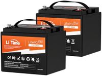 LiTime 2Pack 12V 50Ah Lithium LiFeP