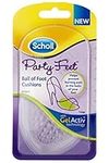 Scholl Party Feet Ball of Foot Gel Cushions with GelActiv technology, Non-slip, Help prevent foot pain - Suitable most shoes including high heels and stilettos. Universal size, 1 pair of cushions