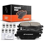 A-Premium Rear Ceramic Disc Brake Pads Set Compatible with Select Chrysler, Dodge, Ram and Volkswagen Models - Town & Country 2012-2016, Grand Caravan, Journey 2012-2020, C/V 2012-2015, Routan