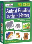 Creative's for kids Educational Aids - Animals Families and their Homes Game,pack of 1