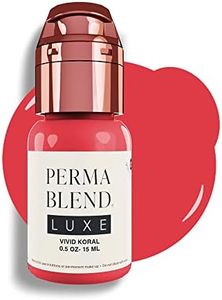 Perma Blend Luxe Lip Pigment Ink, Professional Lip Tattoo Microblading Supplies, Vivid Koral, .5 oz