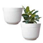 SOUVENIR Imaginea 12 inch Flower Pots for Home Decoration Big Size Plastic Durable Large Gamla for Plants Outdoor/Indoor Gardening Plant Pot for Home Terrace Lawn Balcony Nursery