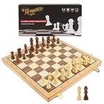 15" Large Wooden Chess Set,Chess Bo