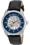 Invicta Stainless Steel Specialty Analog Blue Dial Watch for Men - 23534, Black Band