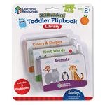 Learning Resources Skill Builders! Toddler Flipbook Library, Educational Toys, Toddler Toys, ABC Learning for Toddlers, Baby & Toddler Toys, Toddler Activity Book, 3 Pieces, Ages 2+