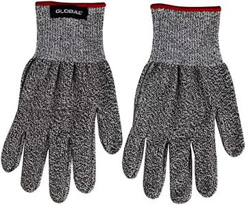 Global Level 5 Fibre Knitted Cut Resistant Gloves Pair Grey 79563