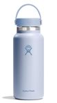 Hydro Flask 32 Oz Stainless Steel Wide Mouth Water Bottle with Leakproof Flex Cap, Agave