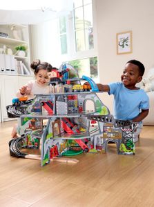 Hape Mighty Mountain Mine Wooden Train Set – Multi-Level Play