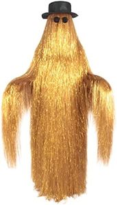 HPO Premium Adult Unisex Cousin Dapper Creature Wig & Costume Collection, Multiple Color Options, Perfect for your next Halloween or Cosplay Event! (Mixed Tinsel Gold)