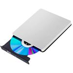 aelrsoch External Blu-ray Drive, USB3.0 External Blu-ray Writer, External CD DVD Drive Portable 3D Blu-ray Burner, USB 3.0 and Type-C External Blu-ray Reader, Suitable for Windows 7/8/10