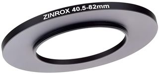 ZINROX® 40.5-82mm Step Up Lens Filter Adapter Ring, Set of 1 Piece - Size : 40.5mm to 82mm Stepping Ring