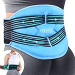 REVIX Large Back Ice Pack for Lower Back Pain, Cold Packs Reusable for Sciatica Injuries with Dual Compression, Back Pain Relief Products for Back Surgery, Herniated, Coccyx