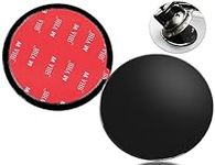 AYWFEY 2 Pack 95mm Adhesive Dashboard Pad Mounting Disk, 3.74" Universal Suction Cup Mounting Disc for Suction Cup Phone Holder Mount Garmin GPS Magellan Sat Nav Dash Cam Bracket Stand Stick, Black