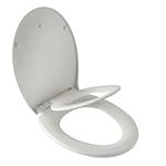 BEMIS Reybridge Family Toilet Seat Child Ring Slow Close Take Off Top Fix Thermoplast White | WC seat with Take Off Top Fix | Unbreakable and Recyclable Long-Lasting thermoplastic | Easy Installation