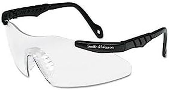 Smith & Wesson S & W Squash/Racquetball Junior Goggles - Clear, Impact Resistant, Scratch Resistant, Full Rim Nylon Frame, Polycarbonate Lens, Designed for Children and Small Adults