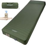 Origem Self Inflating Foam Camping Mat with Air Pump, 10CM Ultra-Thick Camping Mattress, Easy to Inflate and Deflate Sleepin Mat, 4-Season Sleepin Pad for Outdoor, Home, Car Travel