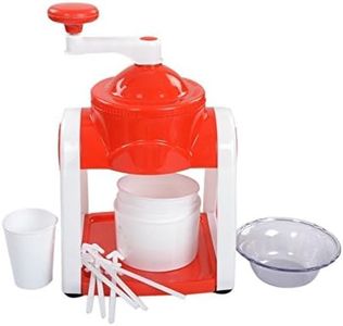 Vroxy Portable Razor Sharp Ice Gola Slush/Crusher Maker | Stainless Steel and Plastic Slush Maker | ice Gola Maker Machine for Home Kids (Colour May Very)