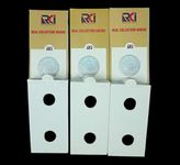 Rci Coin Collecting Holders - 3 Sizes 22 25 27.5 Mm Each Size 50 Pcs Total 150 Counts - White