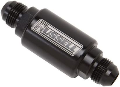 Edelbrock 650133 Male #6 3" Length Fuel Filter Black