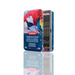 Derwent Chromaflow Coloured Pencils - Art Supplies for Drawing, Sketching, Adult Colouring - Premier, Strong Soft Core Multicolour Colour Pencils - Professional Quality - 24-Tin Pack (2305857)