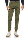 Jack and Jones Paul Fl Trouser Mens Gents Cargo Trousers Pants Bottoms Olive Night 32W R