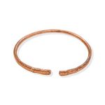 ACHALNATH TOOLS Rajasthani Design Pure Copper Bangle/Tamba Kada For Men or Women for Astrology Ayurved (3.8mm Thickness)