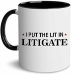 VUNVUT86 Lawyer Gifts - Christmas Gift For Lawyer - Lawyer Mug - Litigate Gifts - Pass Bar Exam Gifts - Graduation Gifts for Law Student - Office Gifts for Attorney, JD, Future Lawyer, Dr, Phd 11OZ