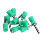 SS WHITE - Dental Prophy Cup 100pcs Box | Dental Disposable Latch type Polishing Polisher Prophy Cups Green