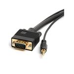 VGA to VGA Cable with Ferrite Cores 25 Feet (7.6 Meters) HD15 Male to Male SVGA Monitor Cable 25ft (7.6M) (3 Pack)