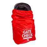 J. L. Childress Gate Check Air Travel Bag for Standard and Double Strollers, Red