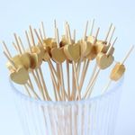 Cocktail Picks, Mtxorvix 200 Pcs Long Cocktail Toothpicks Fancy Handmade Faux Pearl Charcuterie Cocktail Picks,Wooden Toothpicks for Cocktails and Appetizers,Fruits,Desserts,Party Supplies (Heart)