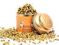 OH CHA - Chamomile Tea | Herbal Tea, 35gms | Chamomile Tea Loose Leaves | Caffeine Free, 100% Natural | Camomile tea for Sleep | Pure Chamomile Flower dried | Calming Sleep Tea