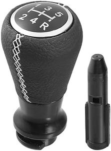 uxcell 1 Set 5 Speed Car Gear Shift Knob Head for Citroen C2 C3 Black White