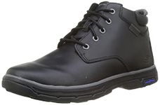 Skechers Men's Segment 2.0 Brogden Chukka Boot, Black Leather, 9 UK