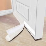 MAXTID Easy to Install Door Draft Stopper 32 Inch Door-Thresholds Under Door Seal Crack Sealer Door Bottom Seal Insulation Gap Blocker - Interior Front Door Sweep, Soundproof