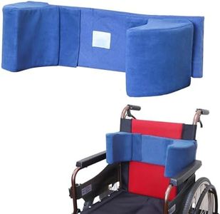 Migeek Wheelchair Lateral Support Cushion, Wheelchair Back Support Cushion for Positioning, Lateral Foam Wedge Cushion for The Elderly (Blue)(Waist Rest)