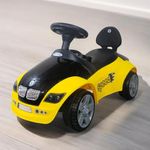 kidsROAR Baby Car - Push Ride On | Premium Push Toy with Music, Front & Rear Lights, 3D Colorful Lights, Supports Up to 100kg Car for Kids 1 Year to 5 Year (Yellow)