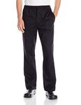 Chef Code Men's Basic Baggy Pant with Zipper, Black, 2X-Large