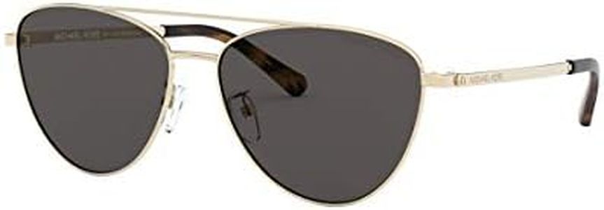 Michael Kors 0MK1056 Occhiali, Pale Gold/Dark Grey, 58 Donna